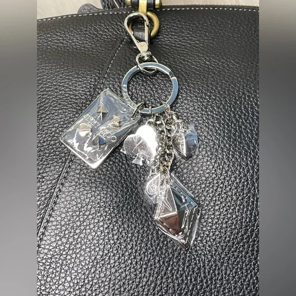 JIMMY CHOO Deck of Cards Bag Charm 6” - Picture 15 of 15